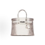 HERMES Birkin 30 silver clasp regular women\'s beige